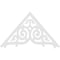 Ekena Millwork Pitch Athens Architectural Grade PVC Gable Pediment, 60"W x 35"H x 1"P (14/12) GPP060X035X100ATH - alternate 4